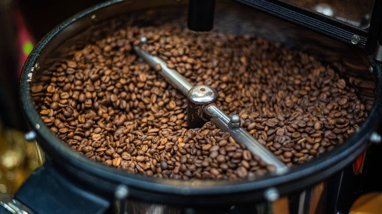 Café tostado en Londres