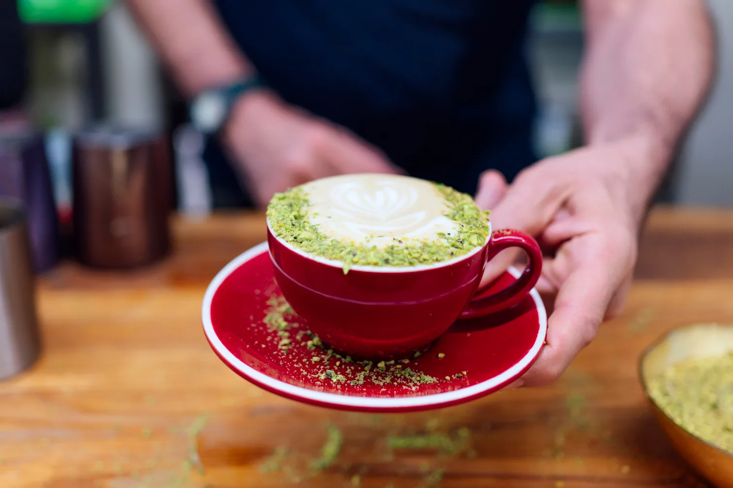 Café Latte Matcha en Monterrey
